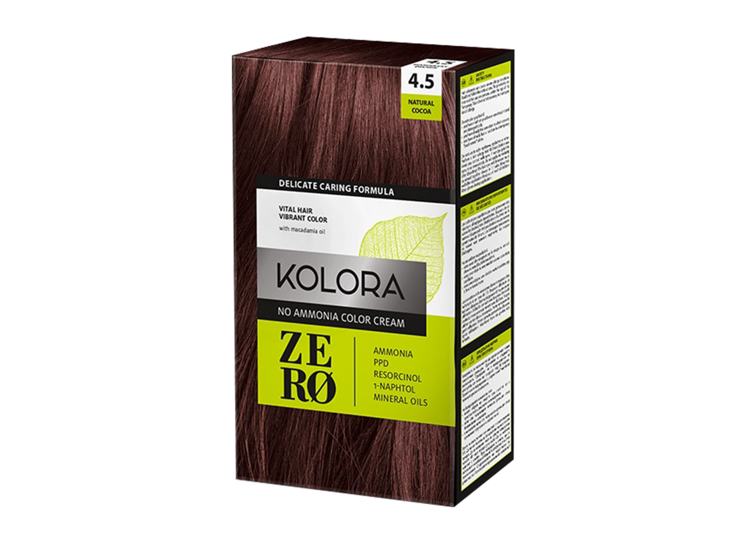 თმის საღებავი Aroma Kolora Zero N 4.5