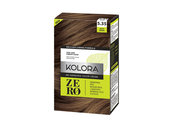 თმის საღებავი Aroma Kolora Zero N 5.35
